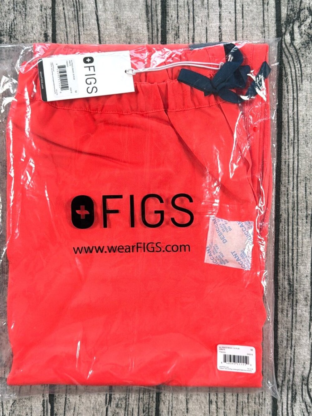 FIGS Pisco Basic Scrub Pants Men's M PO#5130 Fiery Coral Drawstring NWT